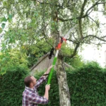 Telescopic Pruning Shears with Pruning Saw, 100-800 cm Pruning Saw with Handle, Garden Tools Set, Pole Pruner, High Reach Cut