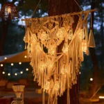2026 Vintage Hemp Rope Solar String Lights Outdoor, 7M 16 Bulbs Waterproof Garden Decor Fairy Light for Patio Gazebo Fence Yard - imagine 5