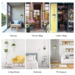 Hanging Plant Handmade Macrame Plant Hanger Flower Pot Planter Hanger Wall Decor Courtyard Garden Hanging Planter Hanging Basket - Image 3