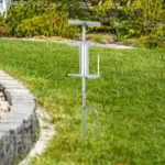 Garden Hose Guide Stake Accessories Easy to Install Metal Prevent Kinking Bending for Lawn Yard Flower Bed Outdoor Courtyard