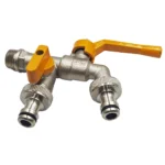 Garden Hose Faucet Adapter 1/2'' IBC Water Tank Connector 2-Way 1-Way Irrigation Brass Tap Joint Replacement Fitting Ball Valve - Image 6