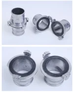Band Hose Quick Connector With Clamp Aluminum Alloy Coupling 1"/1.5"/2" Agricultural Irrigation Band Hose Farm Orchard Fitting - Image 4