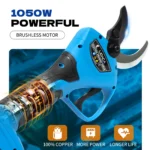 21V Cordless Lithium-ion Progressive Pruning Shear Efficient scissors Bonsai Electric Tree Branches garden tools SC-8605 - Image 3