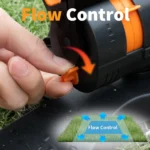 Mini Oscillating Sprinkler Adjustable Rotating Lawn Sprinkler 16 Holes Irrigation Watering System for Outdoor Yard Garden - Image 5