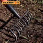 Multifunctional Ninetooth Nail Rake Household Sturdy and durable manganese steel laborsaving nail rake Garden agricultural tool
