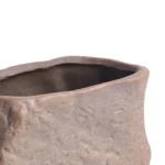 Ceramic Flower Pot with Drainage Hole Wear-Resistant Stone-Shaped Plant - Image 5