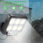 LED Solar Split Wall Lamp 3 Mode Waterproof Motion Sensor Lamps Garden Street Lighting Solar Lamp For Garage Security Wall Light - Image 4