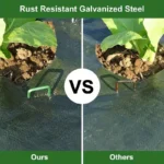 Heavy-duty Fence Tubing Stakes Sod Pins U-type Garden Staples Galvanized Landscape Spike for Holding Lawns Barrier Ground Nail - Image 6