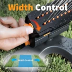 Mini Oscillating Sprinkler Adjustable Rotating Lawn Sprinkler 16 Holes Irrigation Watering System for Outdoor Yard Garden - Image 3