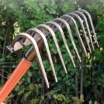 Multifunctional Ninetooth Nail Rake Household Sturdy and durable manganese steel laborsaving nail rake Garden agricultural tool - Image 3