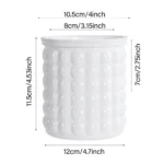 New Self Watering Hydroponic Plants Pot Plastic Succulent Planter Tabletop Vase Home Office Bonsai Decor Planter Decorative Pot - Image 6