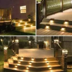 1/4/8/12/pcs Solar LED Lights Outdoor Garden Light Deck Lamp Solar Stairs Light Waterproof Solar Step Lamp Patio Garden Decor - Image 4