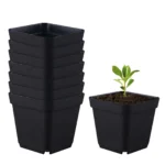50Pcs Seedling Pots Square Plant Seeding Planting Cup Plastic Deep Nursery Tree Pot Flower Plant Container Pot Garden Grow - Image 4