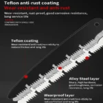 Folding Hand Saw Multifunctional Outdoor Logging Saw Woodworking Folding Portable Saw For Garden Pruner Gardening Tools Tree - Image 5