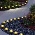 Outdoor Solar Warm white Lawn Lights IP65 Waterproof Decorative Guiding Lights For Garden Terraces Courtyards Lawns Sidewalks - Image 6