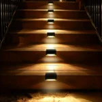 4Pack LED Solar Stair Light Lamp Waterproof Passage Courtyard Guardrail Step Night Light for Outdoor Garden Borders Terrace - Image 6