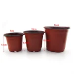 Flower Pot Plastic Grow Box Fall Resistant Tray For Home Garden Plants Nursery Cup Transplant Flower Plant Pots E2 - Image 2