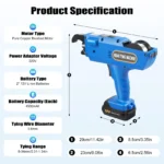 Tying Machine with Fully Automatic Knotter Garden Tool Electric Branch Tying Machine - Image 2