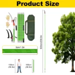 Pole Pruner100-600 cm , Telescopic Pruning Shears with Pruning Saw, Pruning Saw with Handle, Garden Tools Set, High Reach Cut - Image 2