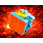 Cub de viteză 4X4, dexteritate logică, puzzle strategic educațional, cub pentru exerciții de memorie și concentrare, joc logic pentru antrenamentul minții, cub puzzle 3D pentru iubitorii de puzzle-uri, cub pentru dezvoltarea abilităților manuale și percepției, cub de viteză clasic cu mecanism de rotație lină, cub logic colorat pentru distracție și învățare, puzzle anti-stres pentru acasă și călătorii, idee de cadou pentru fani ai jocurilor logice. - Image 8