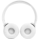 Casti audio wireless supraureche JBL Tune 525BT, sunet JBL Pure Bass, Bluetooth 5.3, conexiune multi-punct, asistent vocal, alb - Image 2