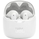 Căști audio intrauriculare JBL Tune Flex, True Wireless, Bluetooth, Anulare activă a zgomotului, IPX4, JBL Sound Fit, Alb - Image 4