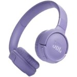 Casti audio wireless on-ear JBL Tune 520BT, JBL Pure Bass Sound, Bluetooth 5.3, Conexiune multi-point, Asistent vocal, Negru