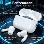 Căști Wireless Noua Generație a Treia, Funcționalitate Completă, Consum Redus, Fără Radiații, Ușor de Purtat, Compatibile cu Toate Smartphone-urile, Autonomie Lungă - Image 3