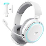 Căști de gaming fără fir: Baterie de lungă durată 100H, sunet surround 7.1, latență scăzută 2.4GHz, microfon ENC, RGB, compatibile cu PC, PS5, PS4, Switch - Image 8