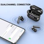 Căști Wireless cu Sunet de Înaltă Fidelitate, Design In-Ear cu Patru Microfoane ENC, 48 de Ore de Autonomie cu o Carcasă de Încărcare cu Afișaj LED, Perfecte pentru Dispozitive Android și iOS, un Cadou Ideal pentru Familie, Mai Ales de Crăciun - Image 5