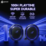 Căști de gaming fără fir: Baterie de lungă durată 100H, sunet surround 7.1, latență scăzută 2.4GHz, microfon ENC, RGB, compatibile cu PC, PS5, PS4, Switch - Image 11