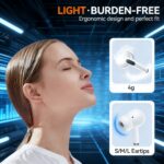 Căști Wireless Noua Generație a Treia, Funcționalitate Completă, Consum Redus, Fără Radiații, Ușor de Purtat, Compatibile cu Toate Smartphone-urile, Autonomie Lungă - Image 5