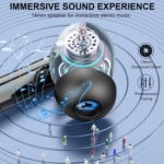 Căști Wireless cu Sunet de Înaltă Fidelitate, Design In-Ear cu Patru Microfoane ENC, 48 de Ore de Autonomie cu o Carcasă de Încărcare cu Afișaj LED, Perfecte pentru Dispozitive Android și iOS, un Cadou Ideal pentru Familie, Mai Ales de Crăciun - Image 8