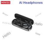 MINISO MS165 Al Căști Wireless de Traducere BT5.4 cu Funcții Multiple Smart, Traducere Față-în-Față Bidirecțională, Sunet Puternic și Durată Lungă a Bateriei, Ideale pentru Negocieri, Călătorii și Sport - Image 6