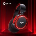 Căști Wireless Gaming Picun, Sunet Surround 7.1, Căști Wireless USB 2.4Ghz 5.4, Microfon cu Anulare a Zgomotului 100 de Ore, Lumini RGB, Căști Wireless pentru PC PS5 PS4. Cadouri de Ziua de Naștere/Crăciun pentru familie, prieteni și iubiți - Image 4