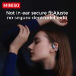 MINISO MS165 Al Căști Wireless de Traducere BT5.4 cu Funcții Multiple Smart, Traducere Față-în-Față Bidirecțională, Sunet Puternic și Durată Lungă a Bateriei, Ideale pentru Negocieri, Călătorii și Sport - Image 9
