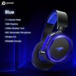 Căști de gaming fără fir: Baterie de lungă durată 100H, sunet surround 7.1, latență scăzută 2.4GHz, microfon ENC, RGB, compatibile cu PC, PS5, PS4, Switch - Image 10