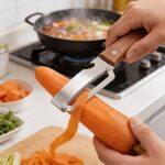 1 bucată Răzătoare Multifuncțională Îmbunătățită pentru Fructe și Legume. Decojitor de Fructe și Legume pentru Uz Casnic. Răzuie Cepe Mari și Decojie Trestie de Zahăr. Ustensile de Bucătărie - Image 7