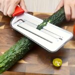 Tăietor de Varză din Oțel Inoxidabil, Tăietor Manual de Legume și Fructe, Unelte Mici de Bucătărie, Potrivit pentru Murături și Salate - Poate fi Spălat în Mașină de Spălat Vase - Perfect pentru Bucătăriile Restaurantelor și de Acasă, Cadouri de Crăciun, Halloween, Ziua Recunoștinței, Sărbători - Image 10