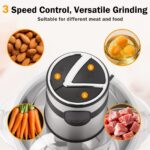 Mașină de umplut umpluturi electrice complet automată pentru acasă, mașină de tocat carne, tocător de legume, tocător de ceapă și usturoi, mașină de amestecat de mare capacitate pentru legume și carne, fabricată din oțel inoxidabil - Image 11