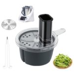 SENBOWE Feliator electric de legume compatibil cu robotul de bucătărie TM5/TM6. Funcționare manuală, confecționat din oțel inoxidabil 304 cu accesorii pentru decojire și feliere. Ușor de instalat, ideal pentru înlocuirea accesoriilor recipientului de bucătărie. - Image 11