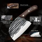 Set de 8 cuțite de bucătărie, Set de cuțite de bucătărie, Cuțite de bucătărie foarte ascuțite, Oțel inoxidabil, Robuste și durabile, Disponibile în mai multe dimensiuni, Potrivite pentru tăierea cărnii, legumelor, fructelor, Ambalaj în cutie de cadou, Cadoul este, de asemenea, o alegere bună! - Image 5
