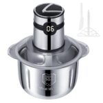 Mașină de umplut umpluturi electrice complet automată pentru acasă, mașină de tocat carne, tocător de legume, tocător de ceapă și usturoi, mașină de amestecat de mare capacitate pentru legume și carne, fabricată din oțel inoxidabil - Image 3
