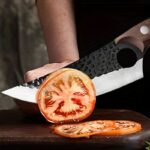 Set de 8 cuțite de bucătărie, Set de cuțite de bucătărie, Cuțite de bucătărie foarte ascuțite, Oțel inoxidabil, Robuste și durabile, Disponibile în mai multe dimensiuni, Potrivite pentru tăierea cărnii, legumelor, fructelor, Ambalaj în cutie de cadou, Cadoul este, de asemenea, o alegere bună! - Image 9