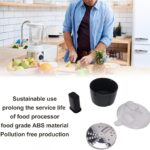 SENBOWE Feliator electric de legume compatibil cu robotul de bucătărie TM5/TM6. Funcționare manuală, confecționat din oțel inoxidabil 304 cu accesorii pentru decojire și feliere. Ușor de instalat, ideal pentru înlocuirea accesoriilor recipientului de bucătărie. - Image 8
