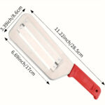 Tăietor de Varză din Oțel Inoxidabil, Tăietor Manual de Legume și Fructe, Unelte Mici de Bucătărie, Potrivit pentru Murături și Salate - Poate fi Spălat în Mașină de Spălat Vase - Perfect pentru Bucătăriile Restaurantelor și de Acasă, Cadouri de Crăciun, Halloween, Ziua Recunoștinței, Sărbători - Image 5