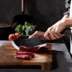 5 buc. set cuțite de bucătar sârbesc, set cuțite măcelărești forjate manual cu husă, din oțel inoxidabil cu conținut ridicat de carbon, cuțite ascuțite pentru bucătărie, set cu toporișcă, cuțit pentru dezosat și cuțite vikinge pentru tăierea pieptului de vită - Image 10