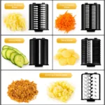 Multi-Functional Electric Vegetable Fruit Cutter Home Kitchen Electric Vegetable Shredder Potato Carrot Salad Slicer Power Tools - imagine 6