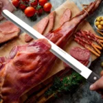 WXCOO Professional Kitchen Knives Versatile Cooking Tools Stainless Steel Meat Cleaver Chef Slicing Sushi Knife Ham Knife - imagine 3