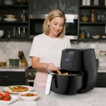 Air Fryer 4.5L 7in1 1500W - 7 Functions Toast/Air Fry/Roast/Dehydrate - Dishwasher Safe Basket - Compact 30cm - imagine 3